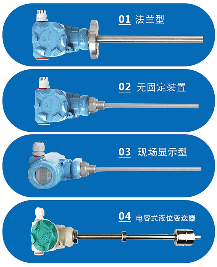 浮球式液位變送器分類圖