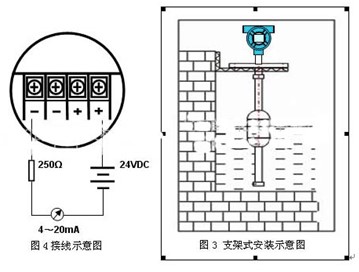 浮球磁翻板液位計接線方式圖